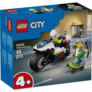 Lego city 60455 achtervolging op politiemotor