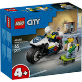 Lego city 60455 achtervolging op politiemotor