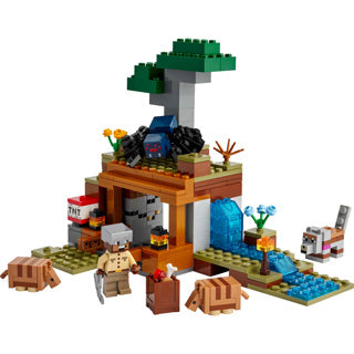 Lego minecraft 21269 de gordeldieren bij de mijn