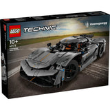 Lego technic 42173 koenigsegg jesko absolut grijze hypercar