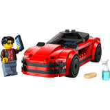 Lego city 60448 rode sportwagen
