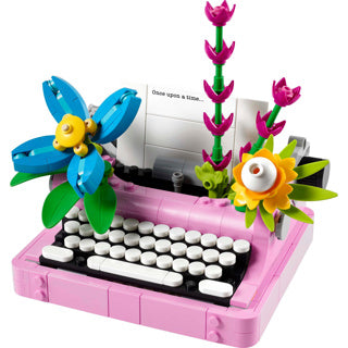 Lego creator 31169 typemachine met bloemen