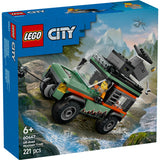 Lego city 60447 4x4 terreinwagen voor in de bergen