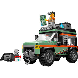 Lego city 60447 4x4 terreinwagen voor in de bergen