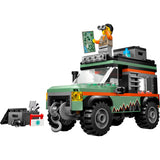 Lego city 60447 4x4 terreinwagen voor in de bergen