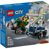 Lego 60459 city great vehicles raceautopakket: vliegtuig vs. ziekenhuisbed