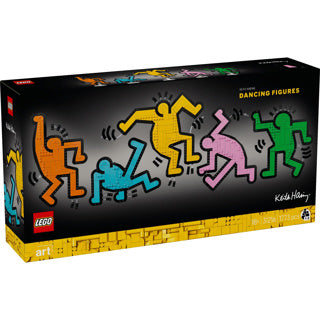 Lego art 31216 keith haring dansende figuren