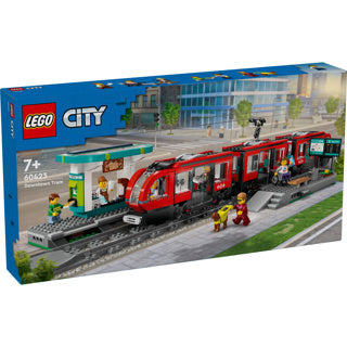 Lego city 60423 stadstram en station