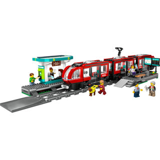 Lego city 60423 stadstram en station