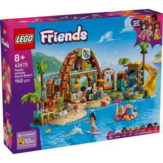 Lego friends 42673 familie vakantie strandresort