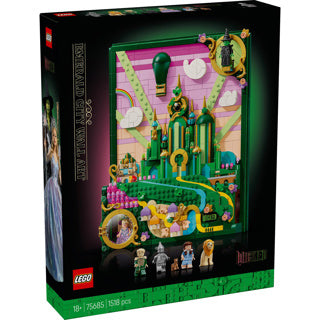 Lego 75685 wicked emerald city muurkunst