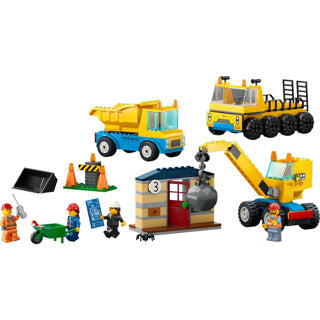 Lego 60391 city kiepwagen, bouwtruck en sloopkraan