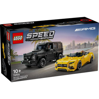 Lego 76924 speed champions mercedes-amg g 63 en mercedes-amg sl 63
