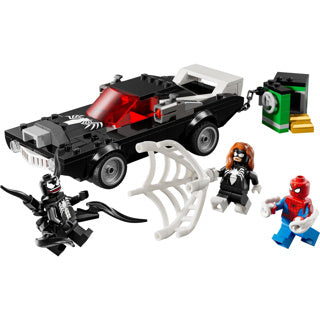 Lego super heroes 76309 spider-man vs. venoms klassieke auto