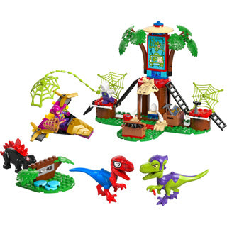 Lego spidey 11200 spidey en gobby's raptorstrijd bij de boomhut