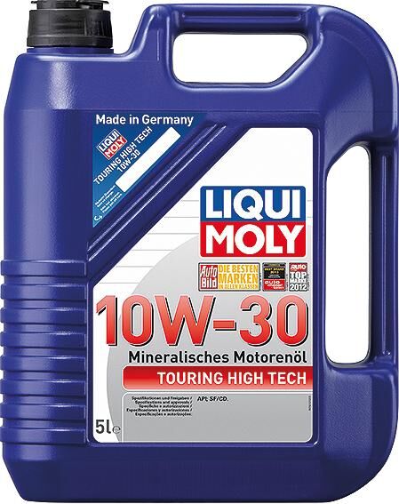 Liqui moly motorolie touring high tech . motoroil 10w-30 5 ltr.