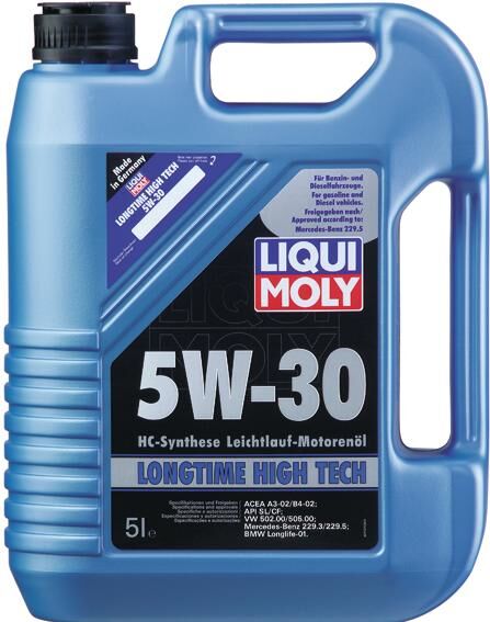 Liqui moly motorolie longtime high tech . motor oil lm 5w30 5 ltr. longtime high tech