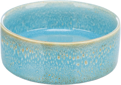 Trixie voerbak drinkbak keramiek blauw