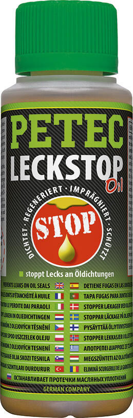 Petec additief lekstopolie . additive leak stop 150ml oil sealant