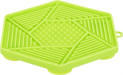 Trixie Lick'n'snackmat met zuignappen siliconen groen