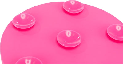Trixie lik'n'snackmat met zuignappen siliconen roze