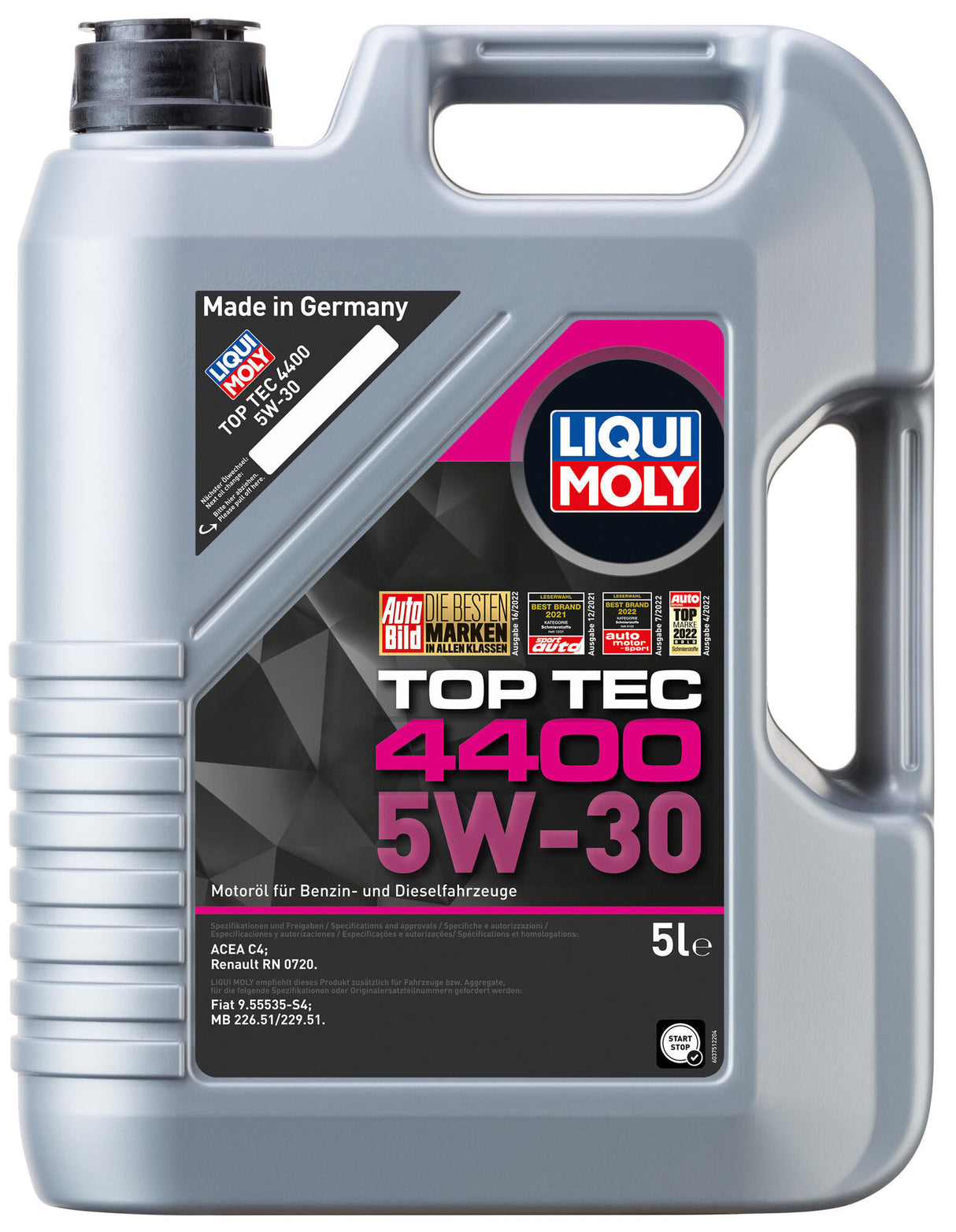 Liqui moly motorolie top tec 4400 . top tec 4400 5w-30 5l
