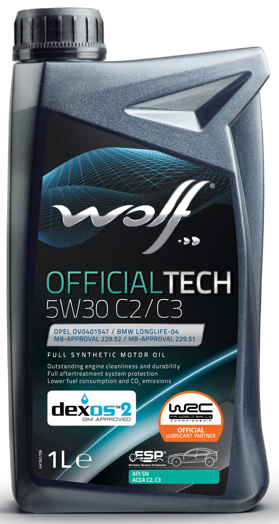 Wolf motorolie officialtech c2 c3 . motoroil 5w30 1l officialtech c2 c3