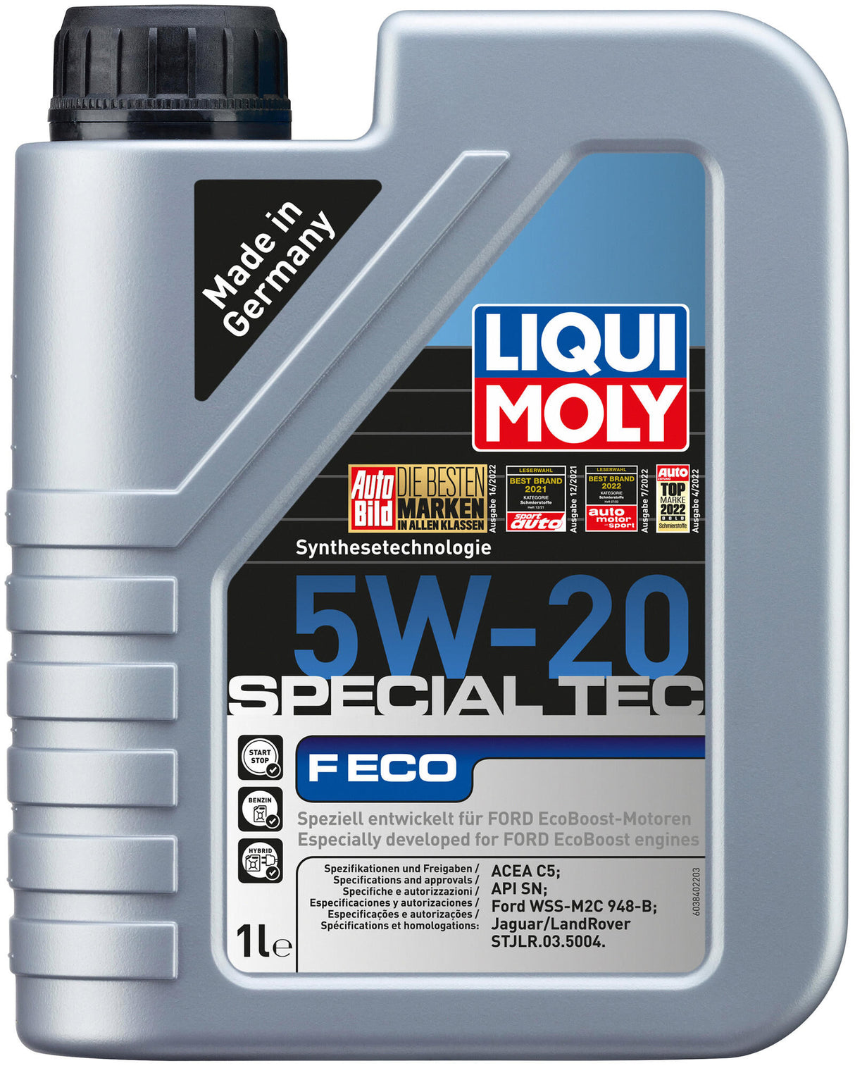 Liqui moly motoroliën special tec f eco . spec.tec f eco 5w-20 1l