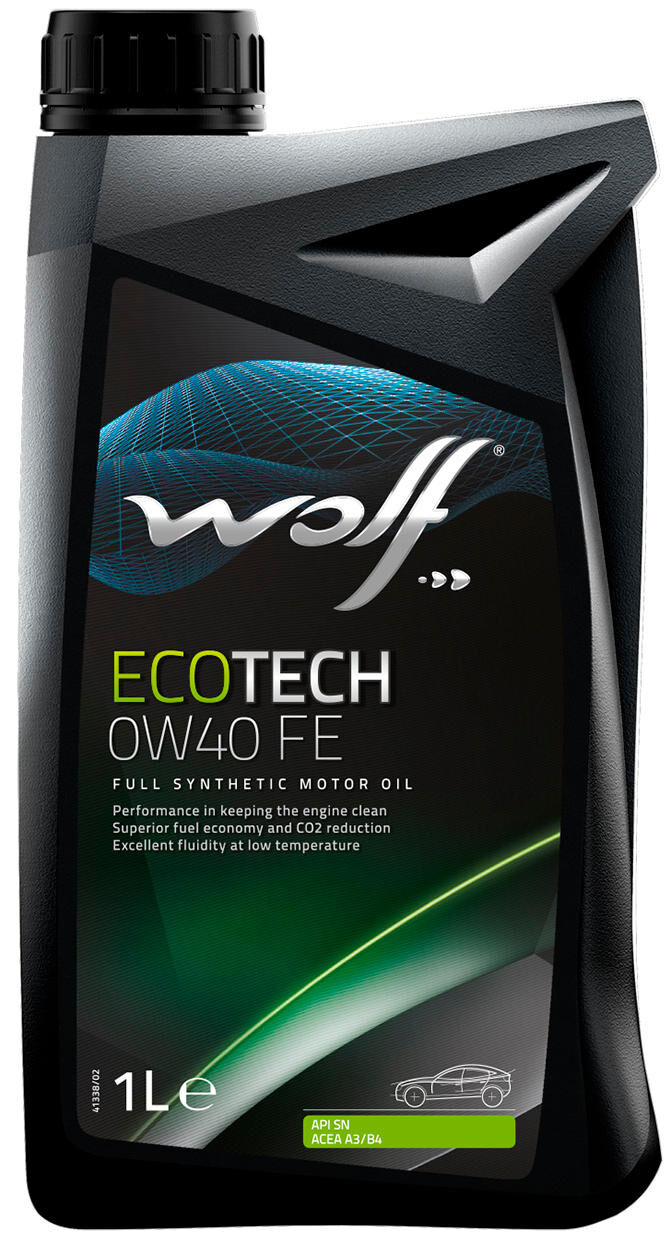 Wolf motorolie ecotech fe . motoroil 0w40 1l ecotech fe