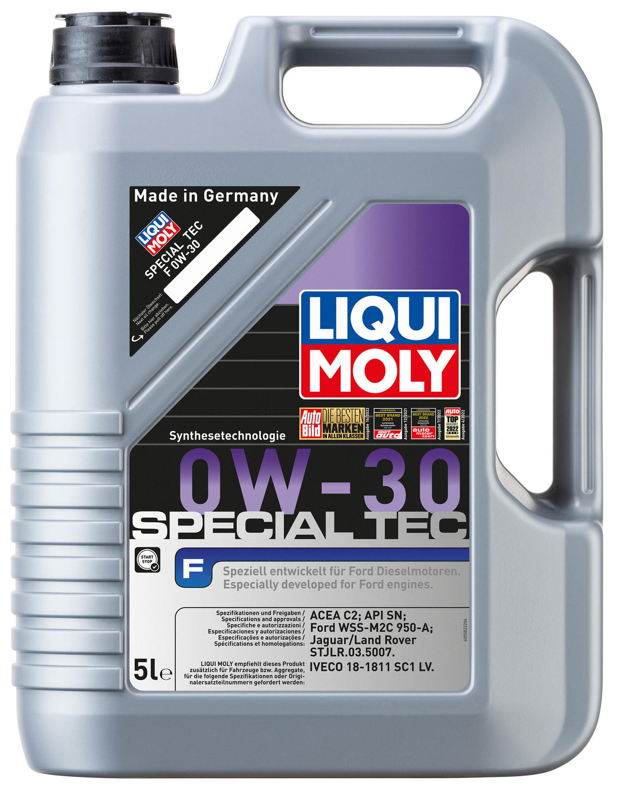 Liqui moly motorolie special tec f . special tec f 0w-30 5ltr.