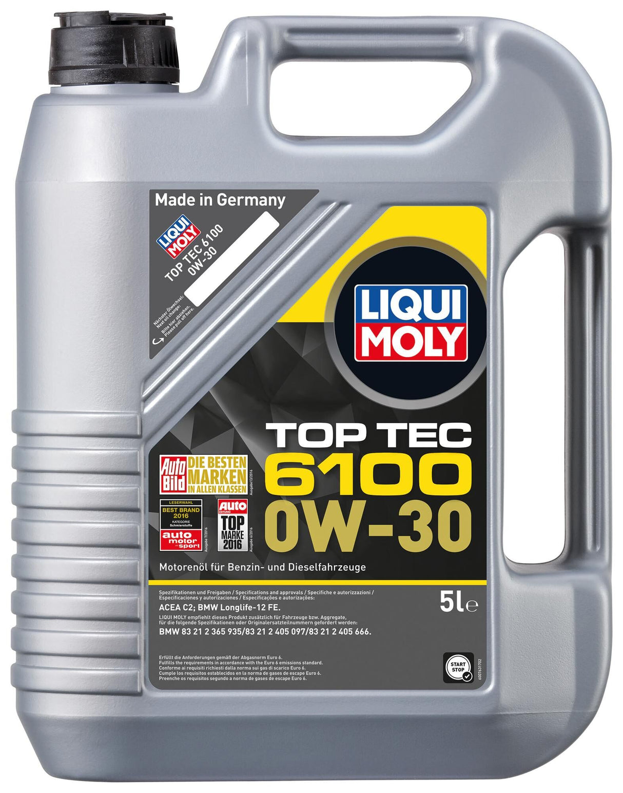 Liqui moly motorolie top tec 6100 . oil top tec 6100 5l 0w-30