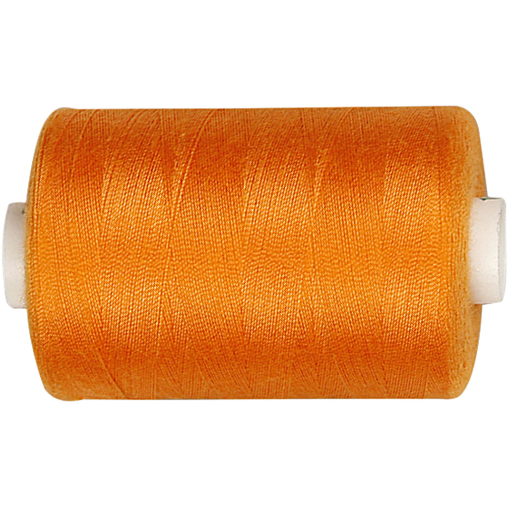 Creatief bedrijf naaigaren, oranje, 1000 m 1 rol