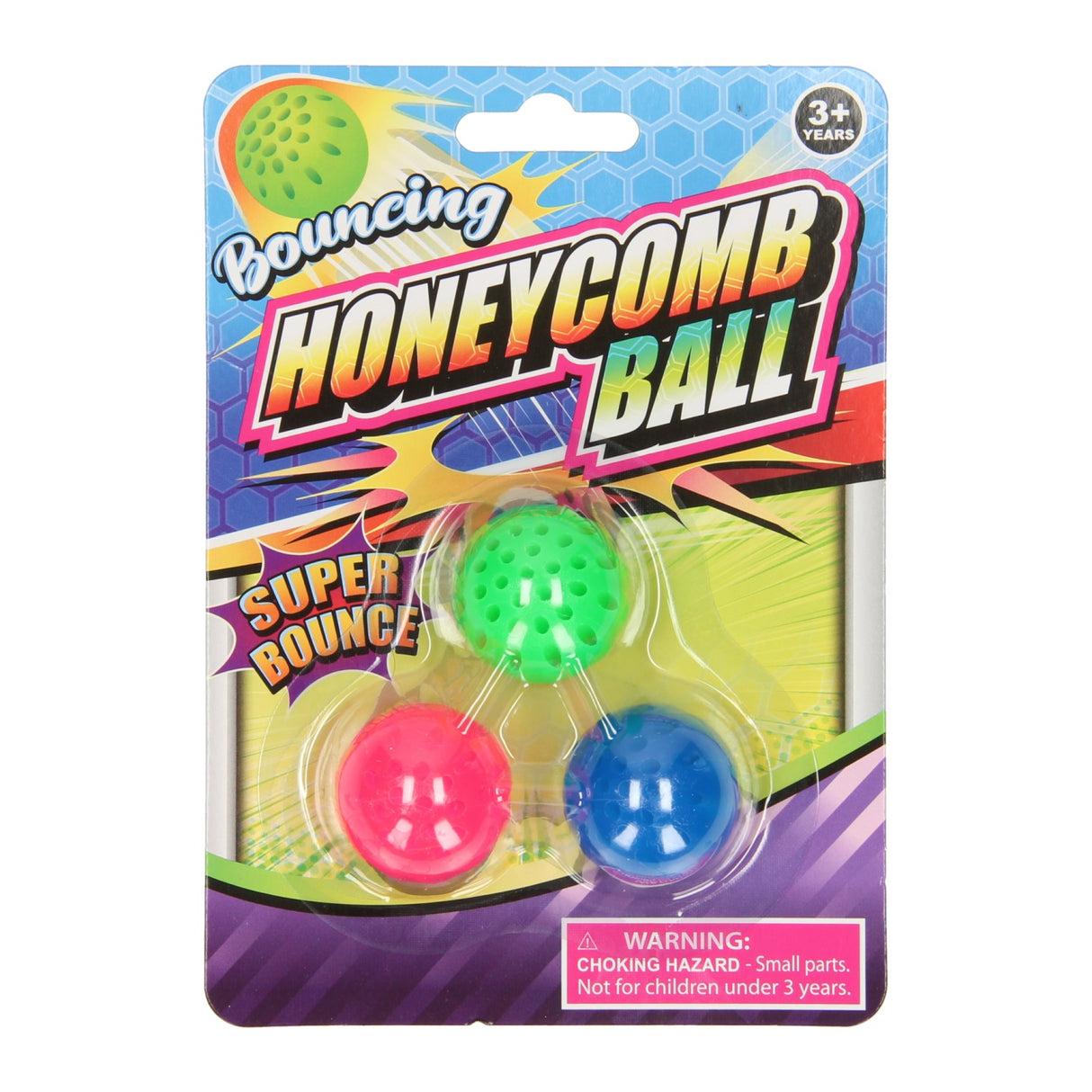 Stuiterbal honeycomp, 3st.