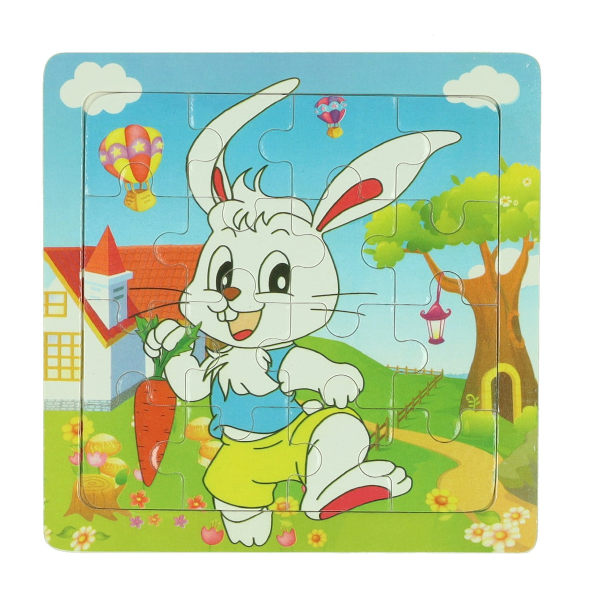 Houten puzzel dier, 16st.
