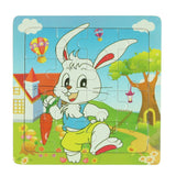 Houten puzzel dier, 16st.