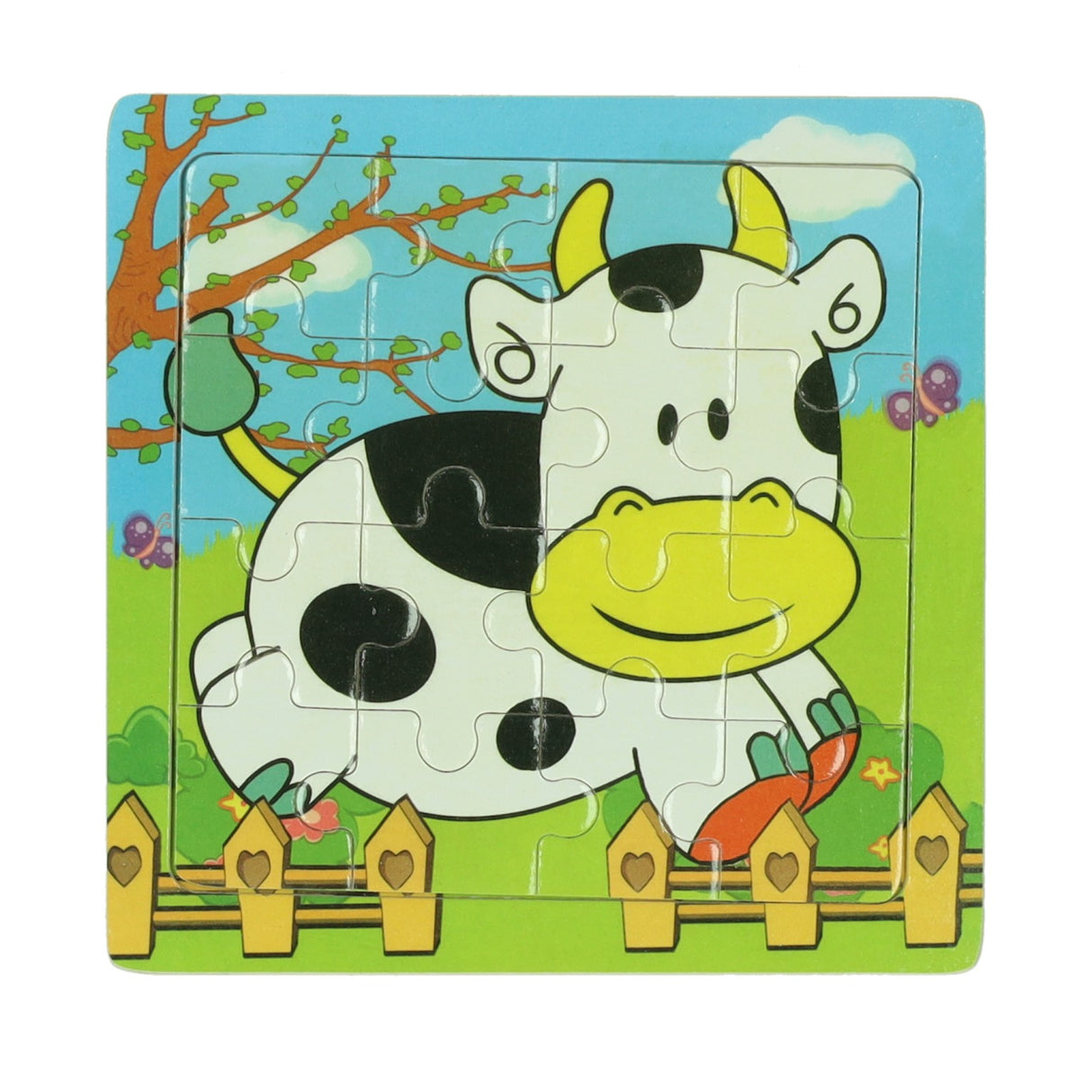 Houten puzzel dier, 16st.