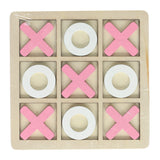 Houten boter, kaas en eieren spel - 14x14cm