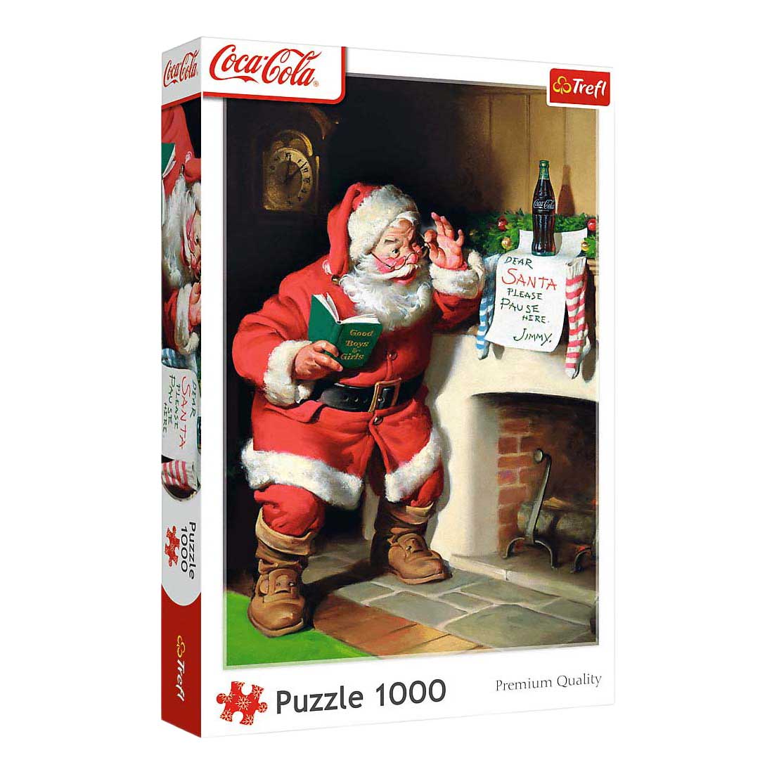 Kerstpuzzel coca cola open haard - 1000st.