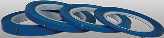 Profi color afplaktape color line band b1 12mm blue