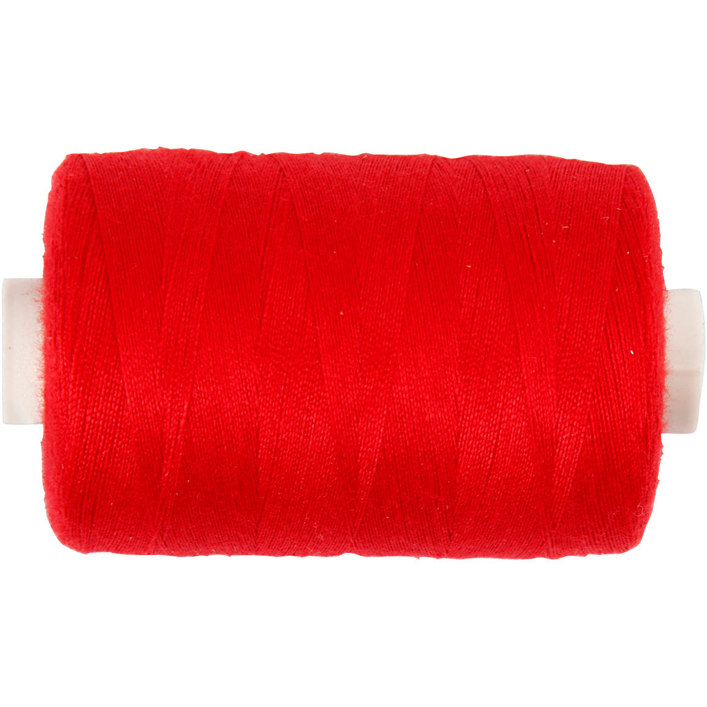 Creatief bedrijf naaigaren, rood, 1000 m 1 rol