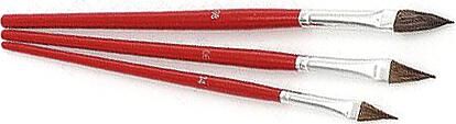 Nölle profi brush nölle kwasten set touch-up brush size 4,6,8 3-pack