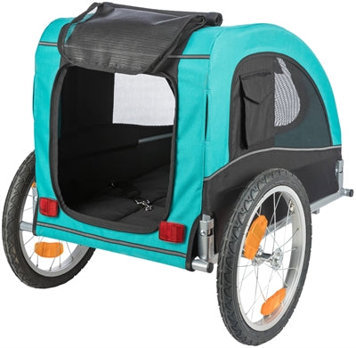 Trixie Hondenfietskar limited edition zwart turquoise