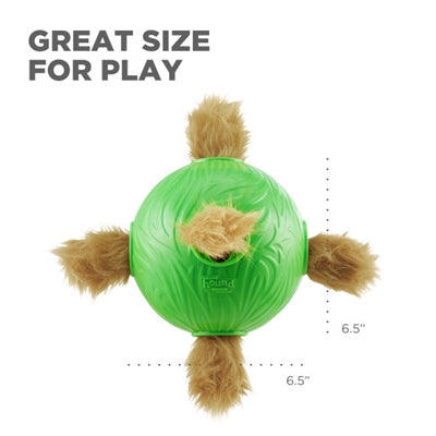 Outward hound nina ottosson dog snuffle n' treat bal groen
