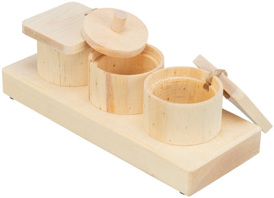Trixie Snackbekers voor ratten en konijnen hout