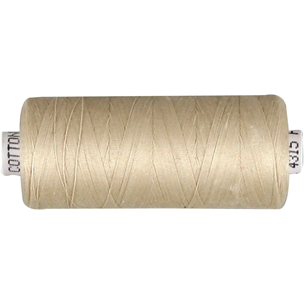 Creativ company naaigaren, beige, 1000 m 1 rol