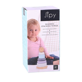 Jipy stapeltoren ring hout uni