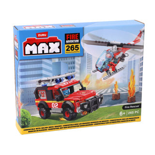 Max city brandweer auto 265-delig