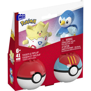 Pokemon mega 2-pack piplup en togepi