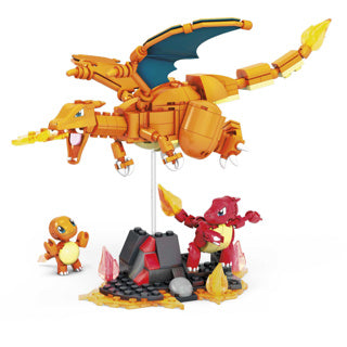 Mattel pokemon mega charmander evolutie set