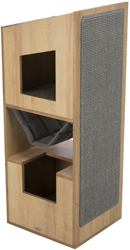 Trixie Citystyle kattentoren bruin grijs